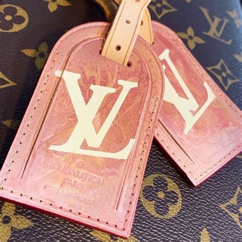 used louis vuitton luggage tag|replacement Louis Vuitton luggage tag.